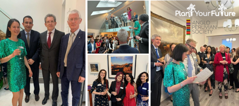 An evening of culture, canapes and important conversations – our fundraising event at the Peruvian Embassy.